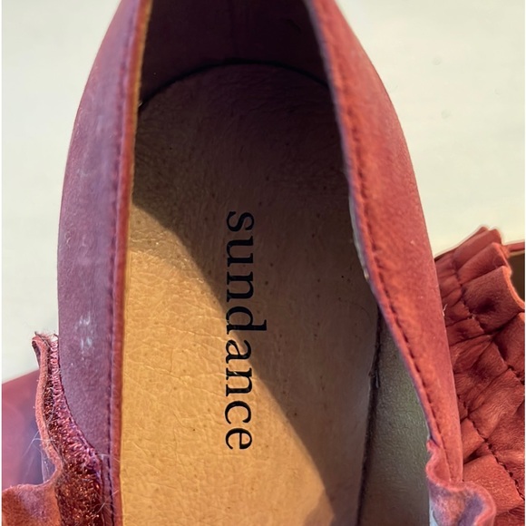 Sundance red suede shoes. - Picture 5 of 6